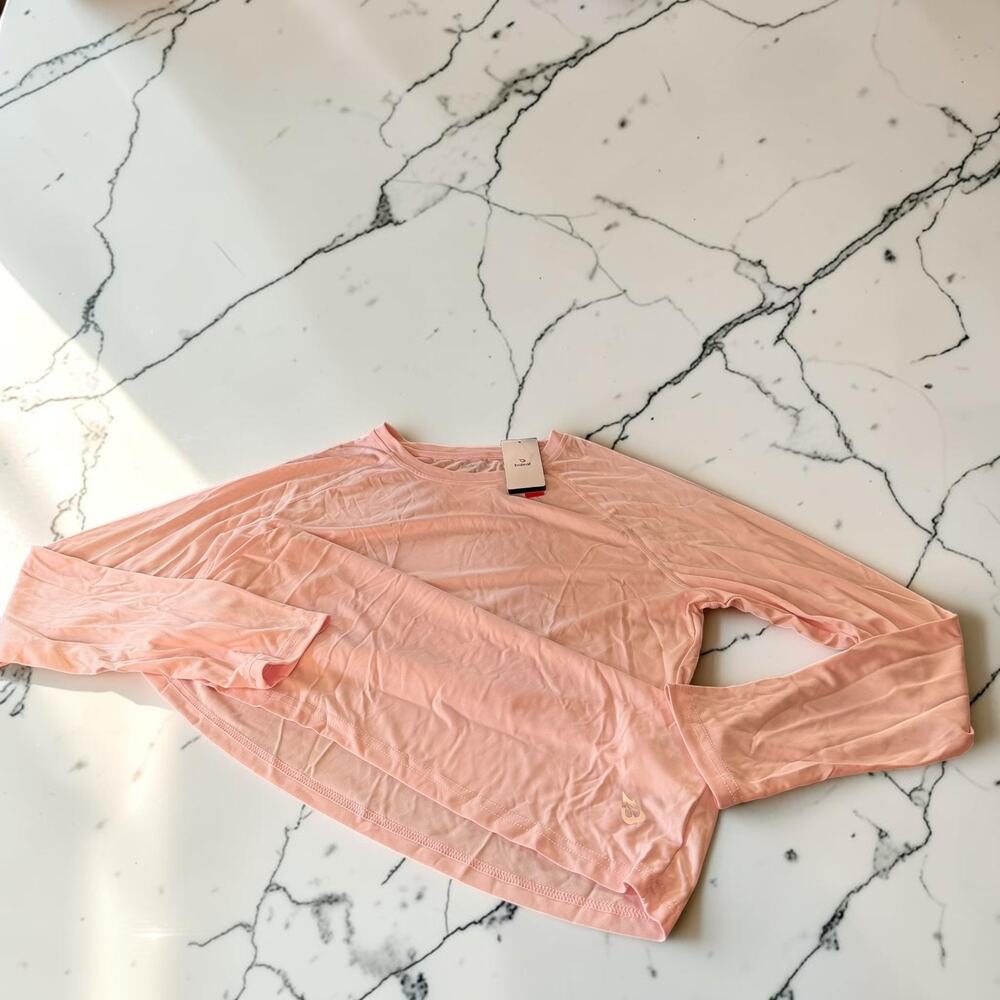 Baleaf Women's UPF 50+ Rash Guard Swim Shirt Seashell Pink Large NWT